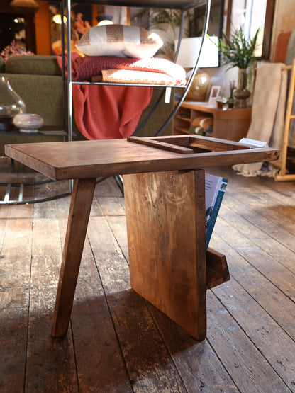 Villum Rustic Side Table - Reclaimed Wood