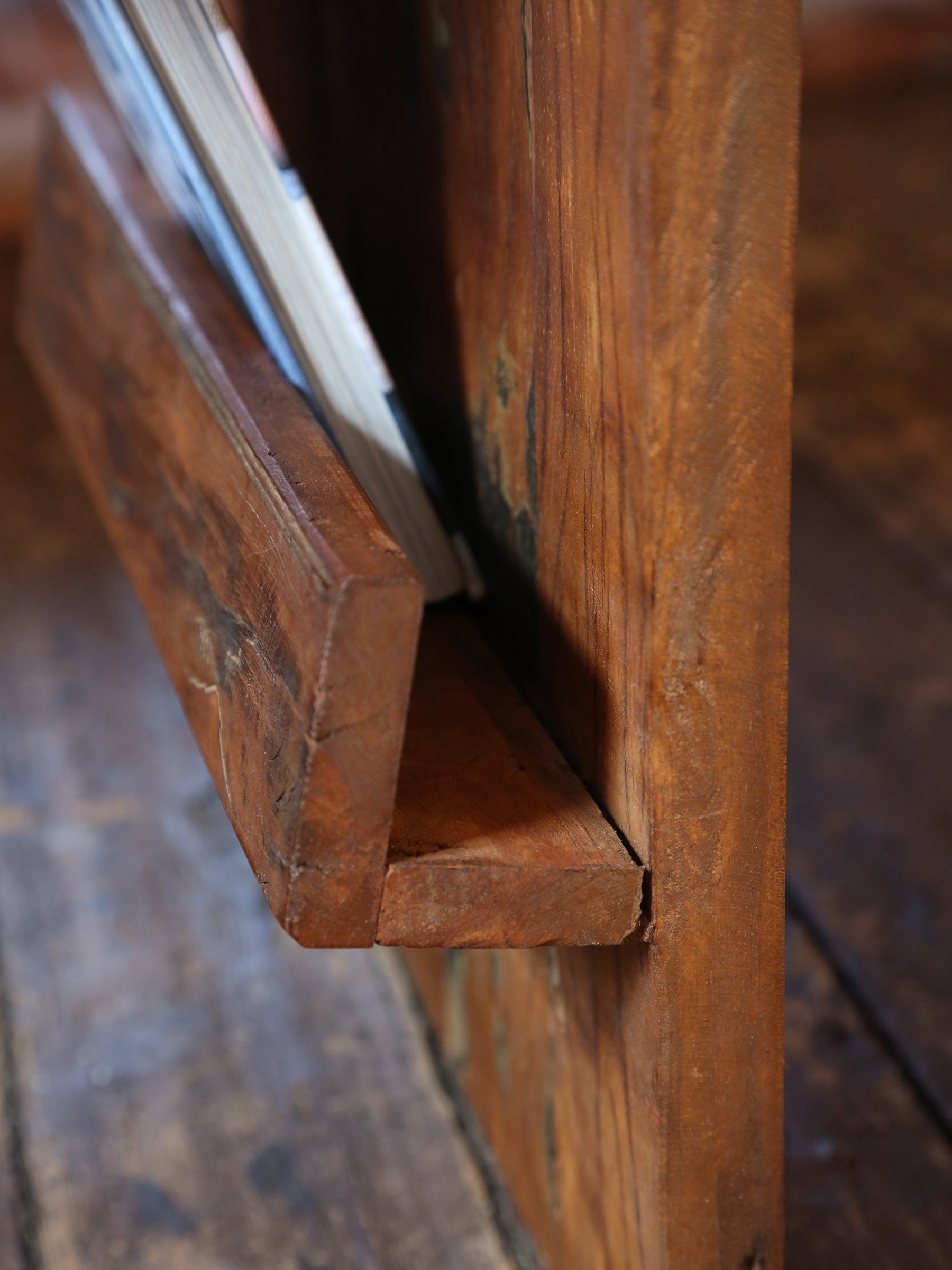 Villum Rustic Side Table - Reclaimed Wood