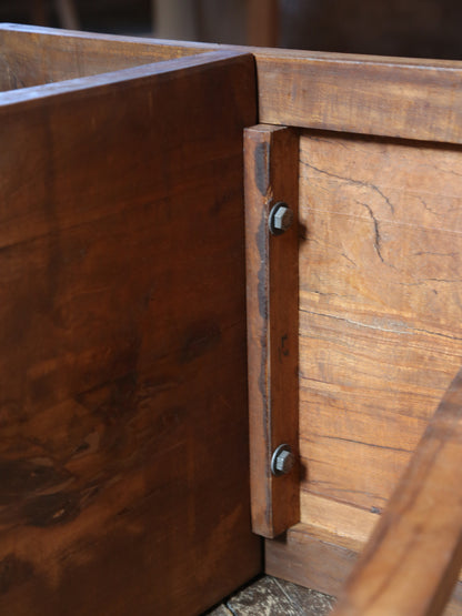 Villum Rustic Side Table - Reclaimed Wood
