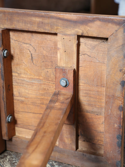 Villum Rustic Side Table - Reclaimed Wood