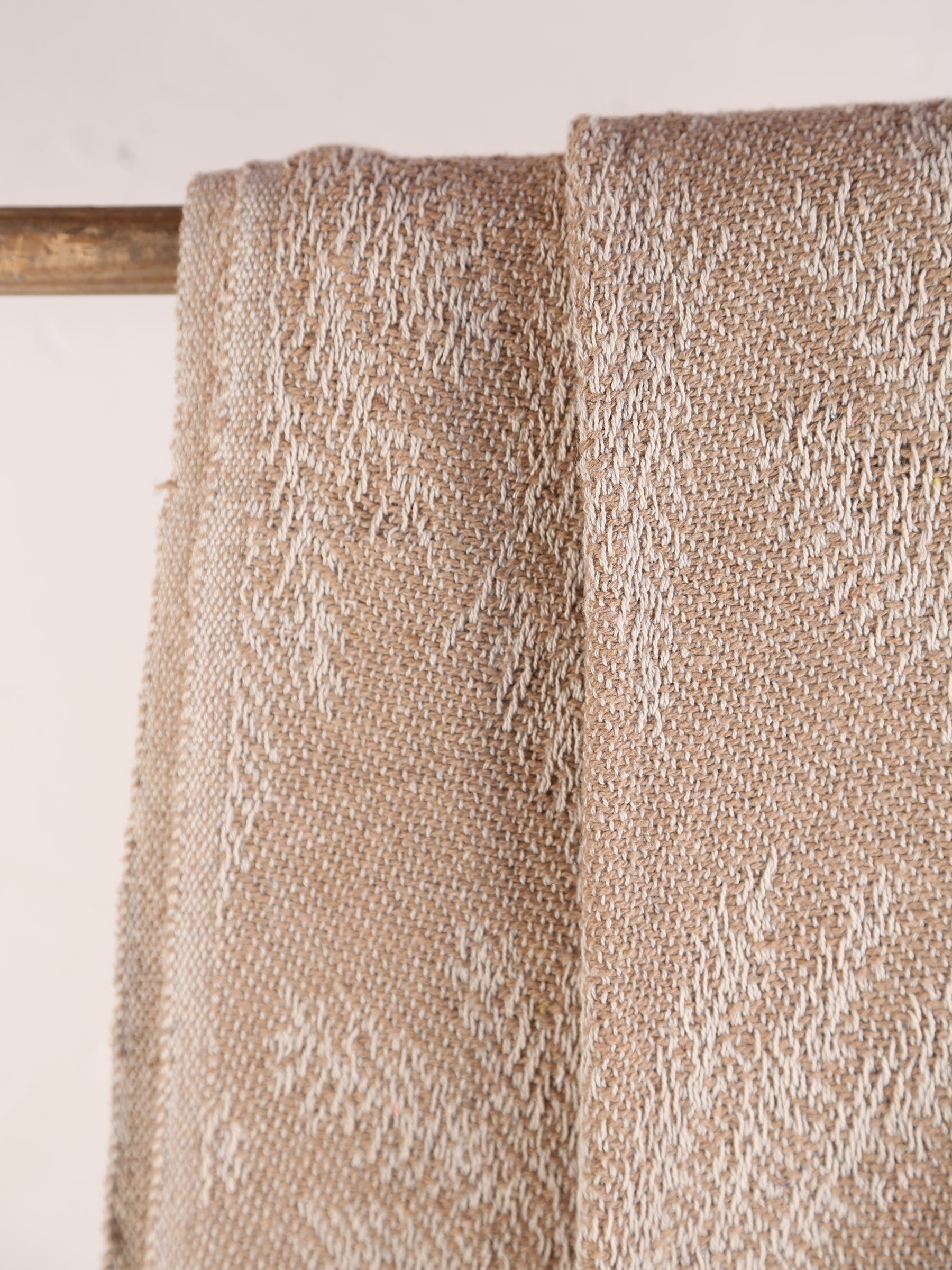 Gabriela - Recycled Cotton Throw - Taupe, Brown AUGUST
