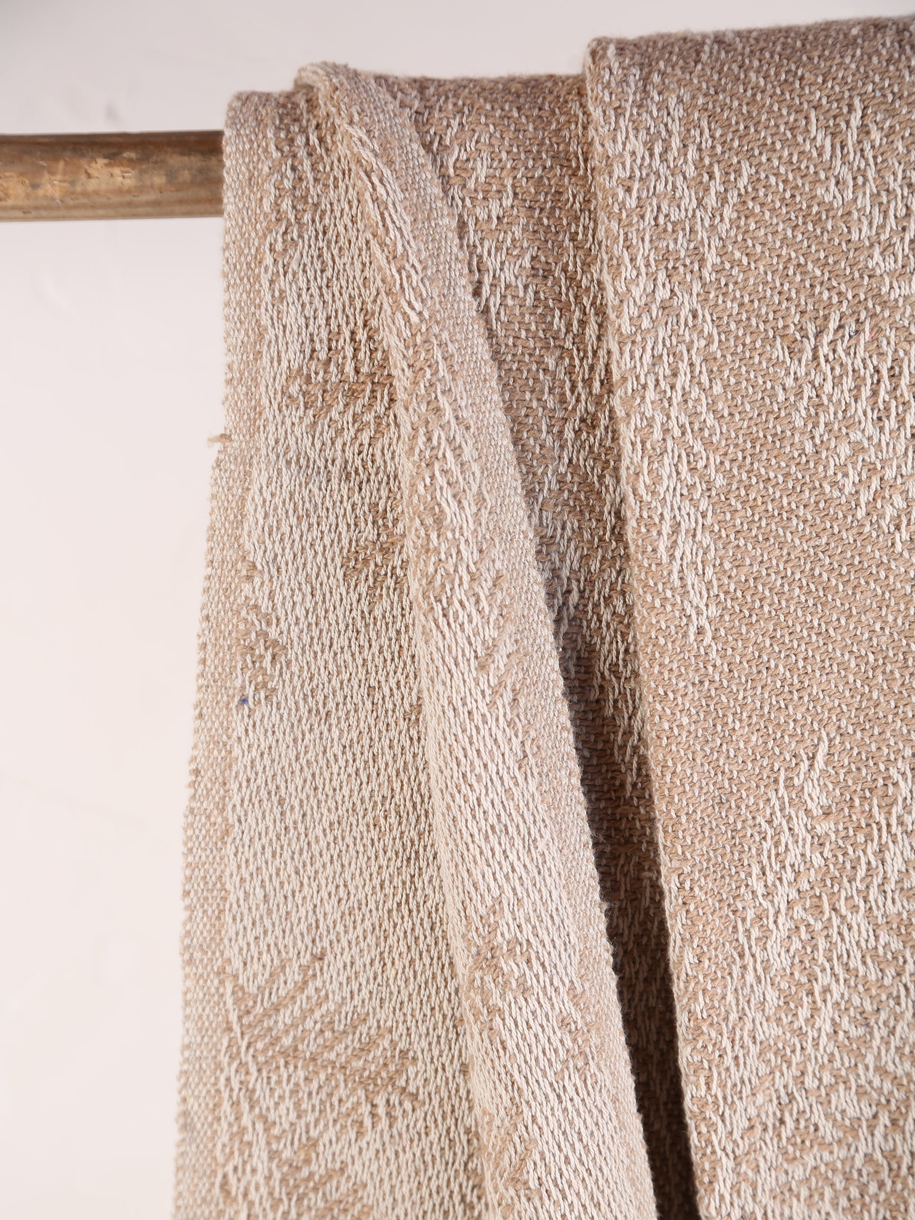 Gabriela - Recycled Cotton Throw - Taupe, Brown AUGUST