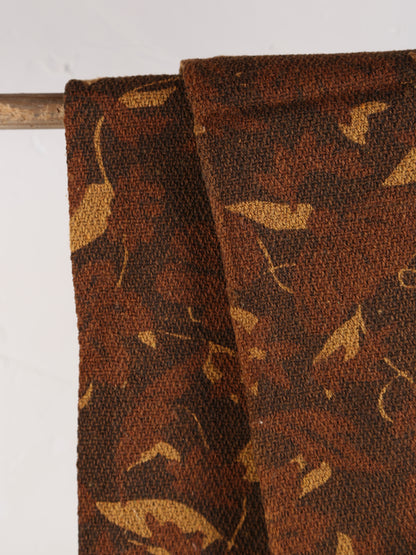 Gana - Recycled Cotton Throw - Ochre, Brown