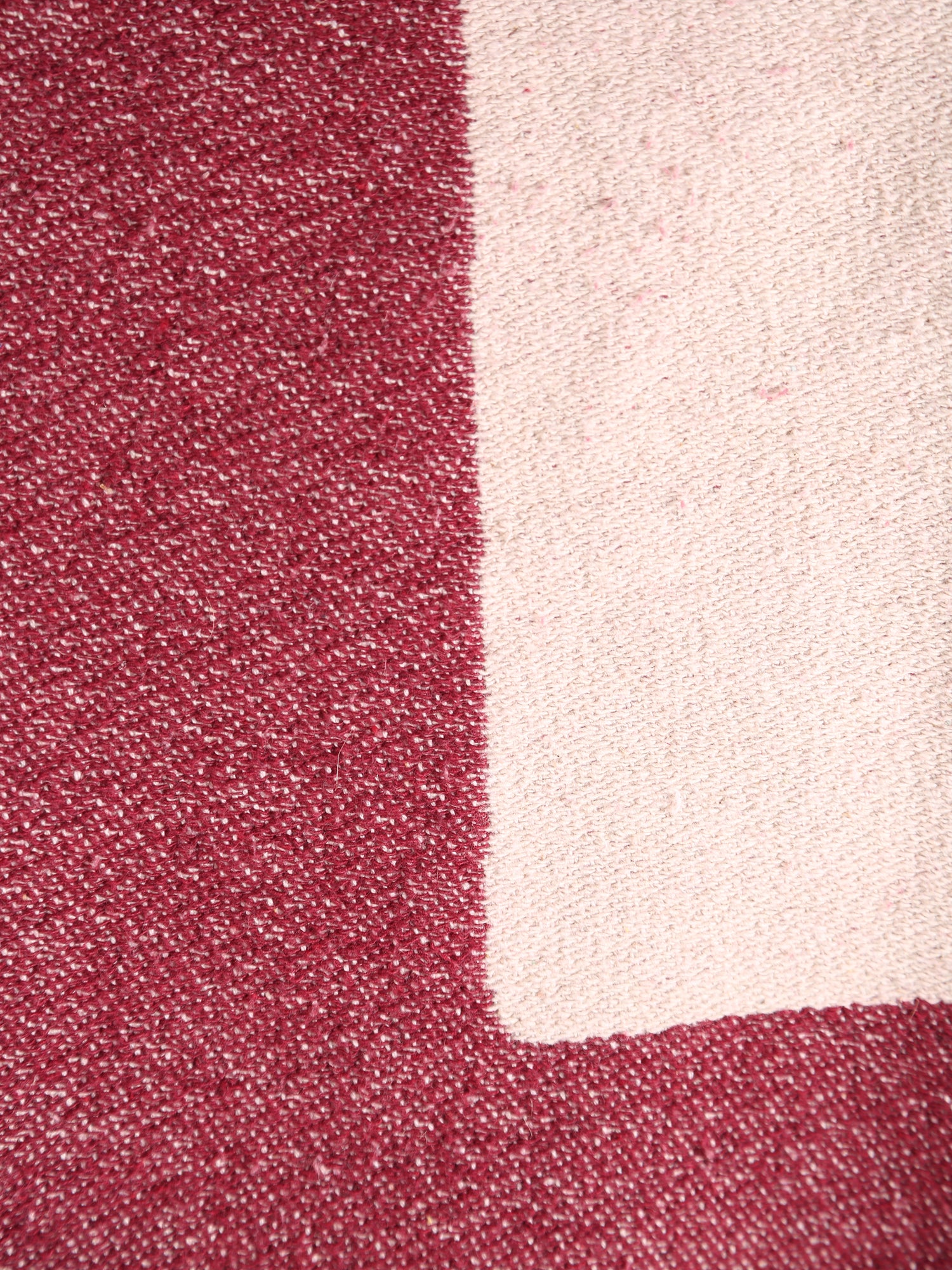 Olica Throw - Burgundy, Purple, Red - Recycled Cotton