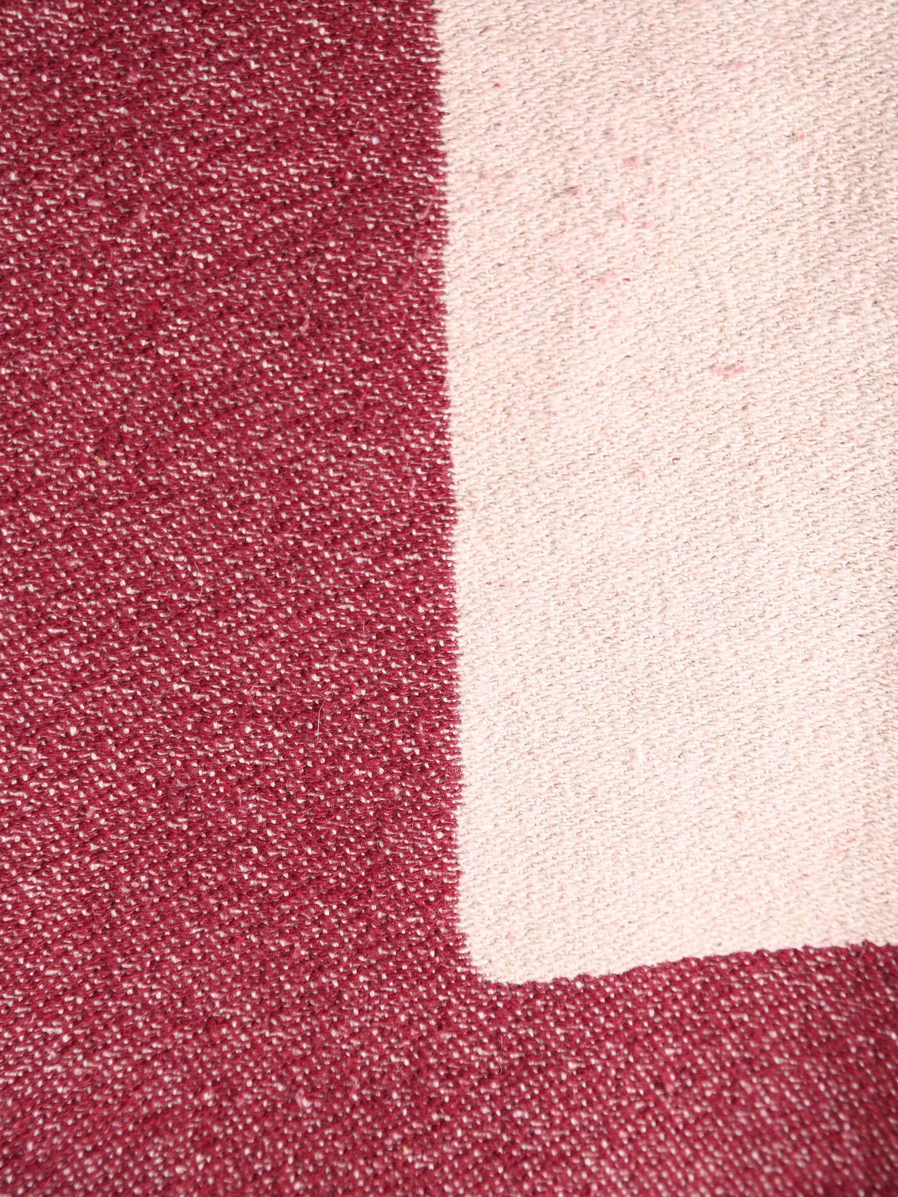 Olica Throw - Burgundy, Purple, Red - Recycled Cotton