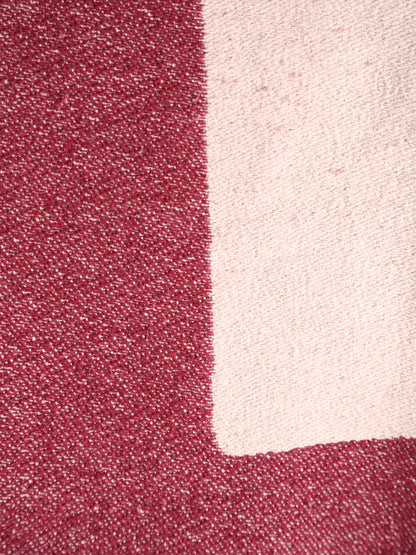 Olica Throw - Burgundy, Purple, Red - Recycled Cotton