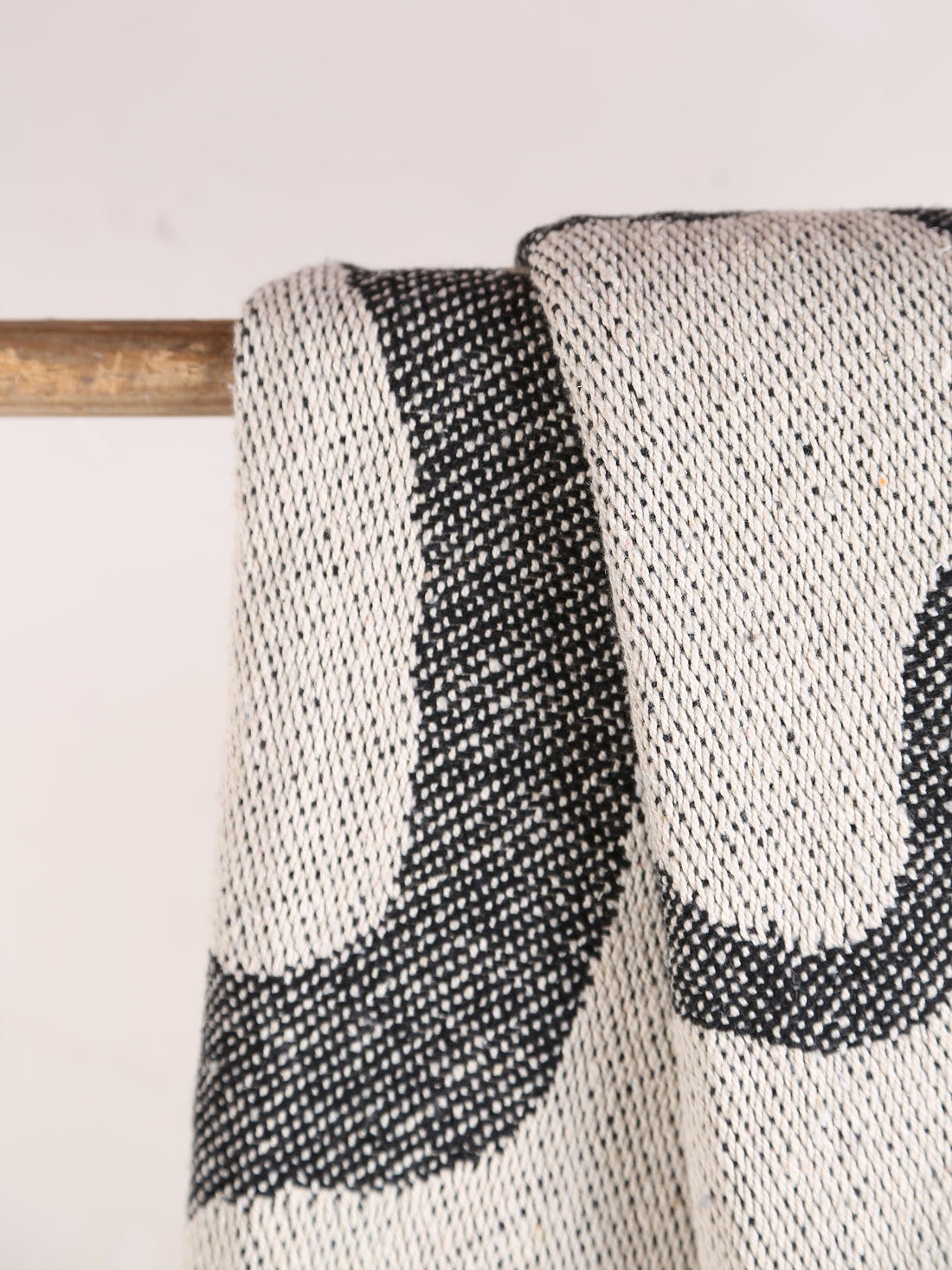 Tille - Printed Recycled Cotton Throw - Black