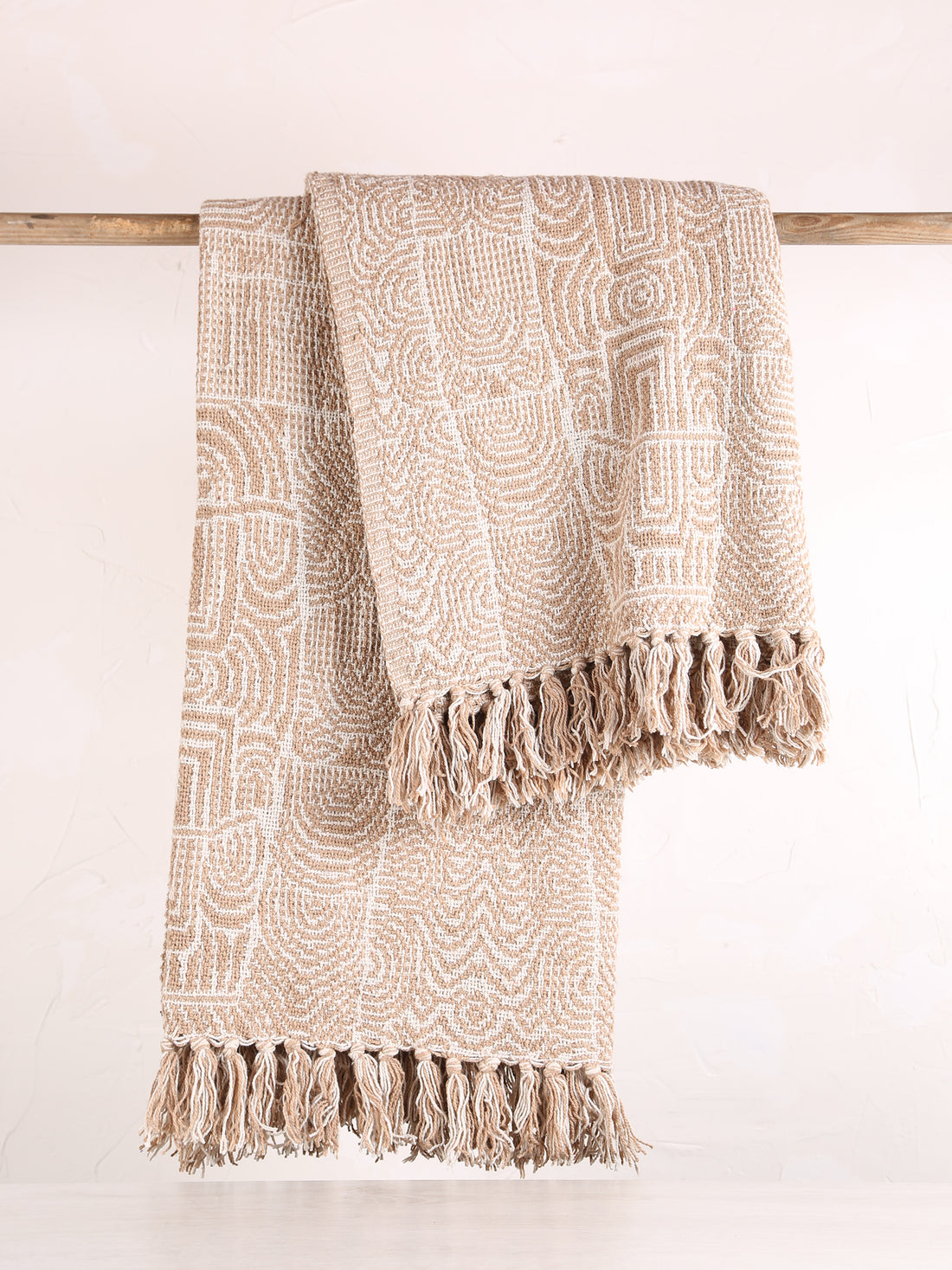 Bresso Throw - Brown - Recycled Cotton