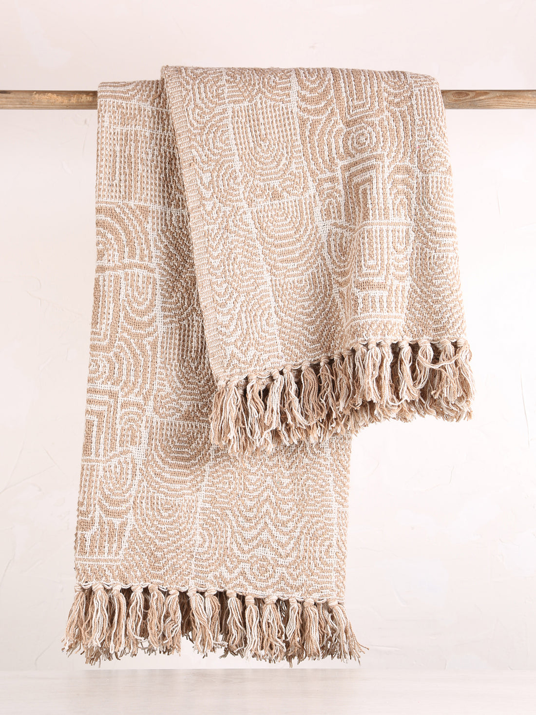Bresso Throw - Brown - Recycled Cotton