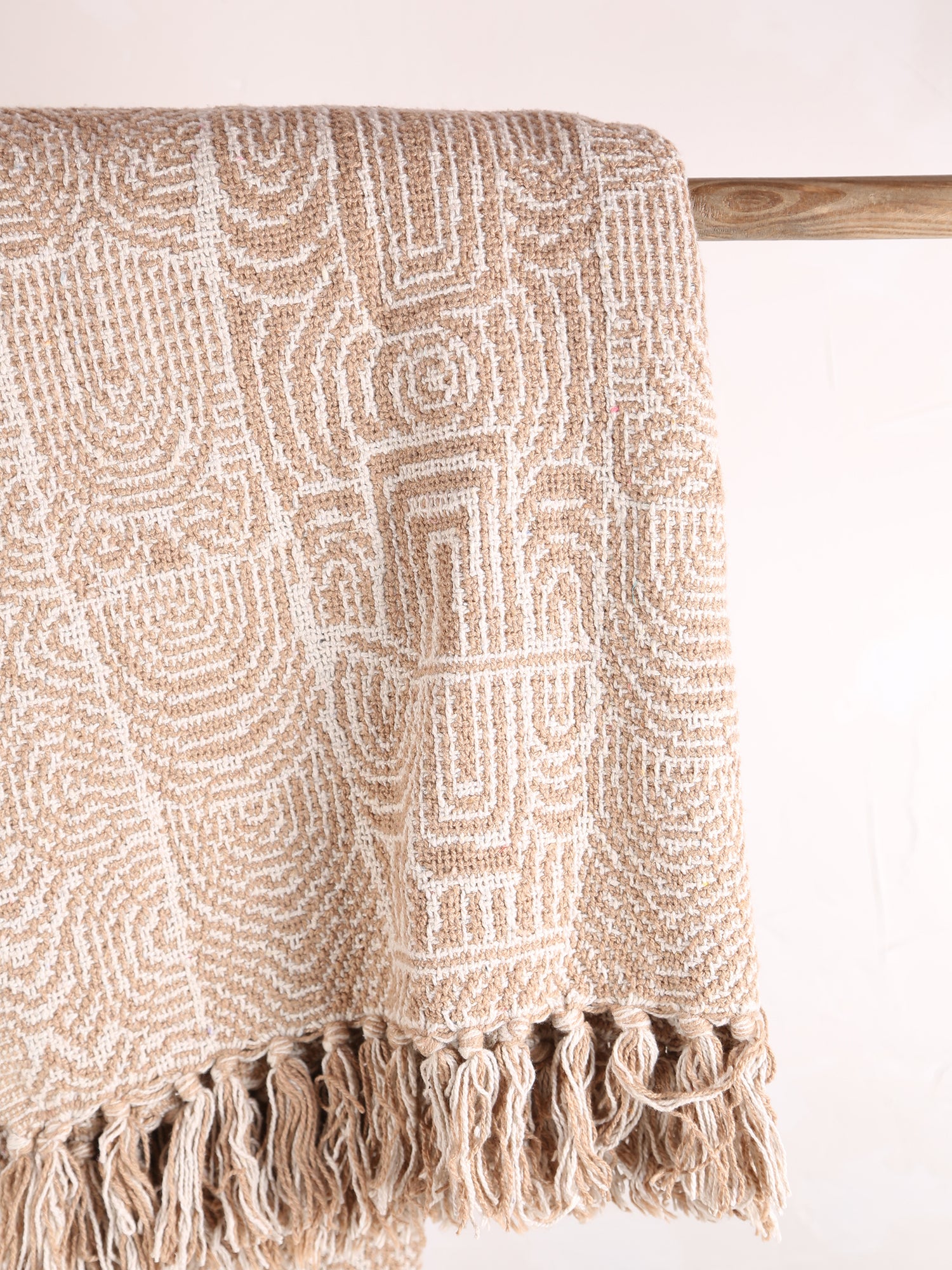 Bresso Throw - Brown - Recycled Cotton