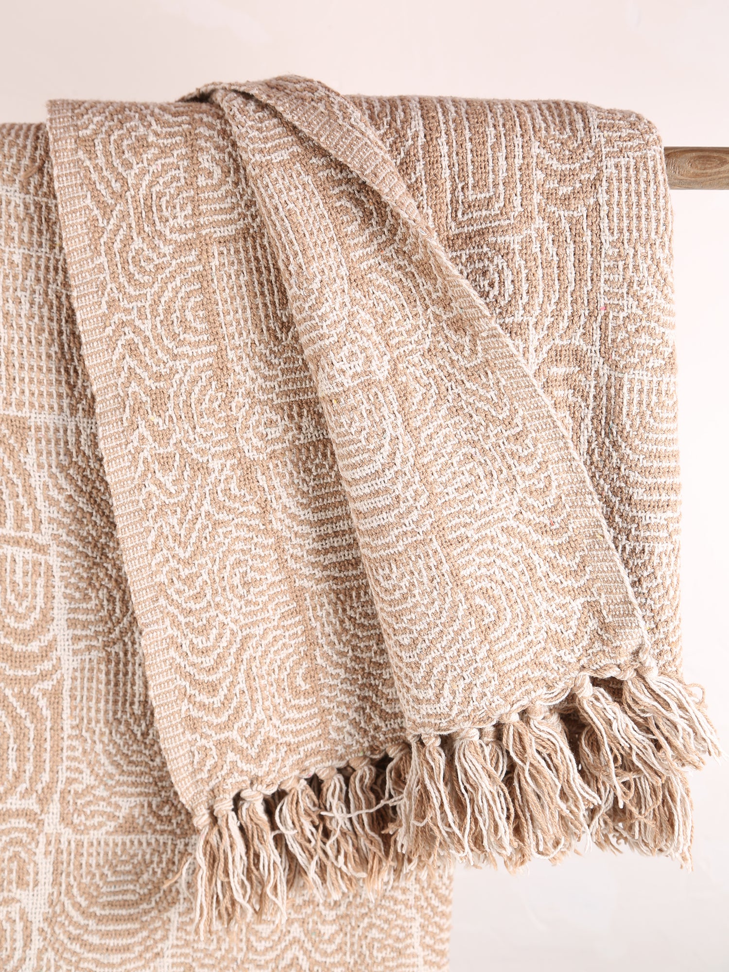 Bresso Throw - Brown - Recycled Cotton
