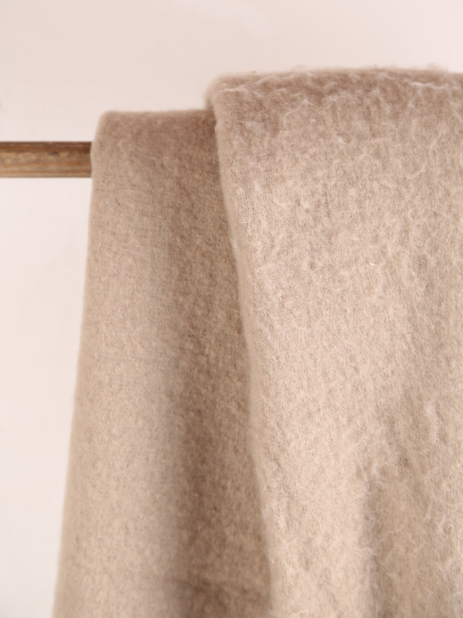 Isabel Recycled Plain Fringed Throw - Nuage