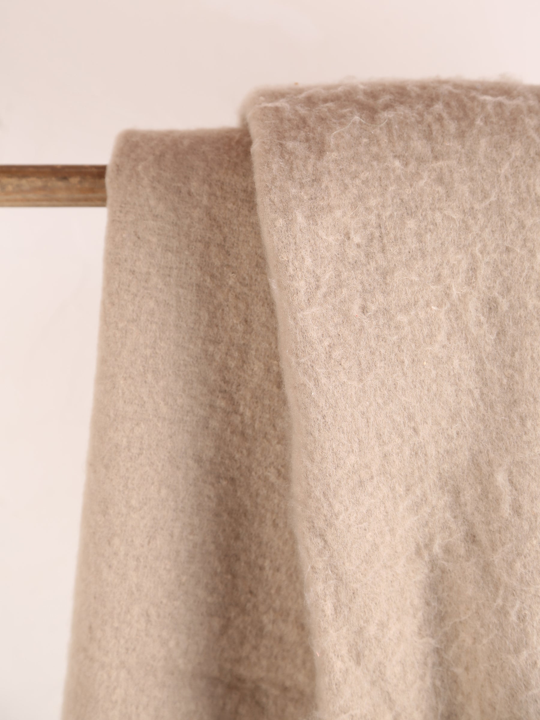 Isabel Recycled Plain Fringed Throw - Nuage