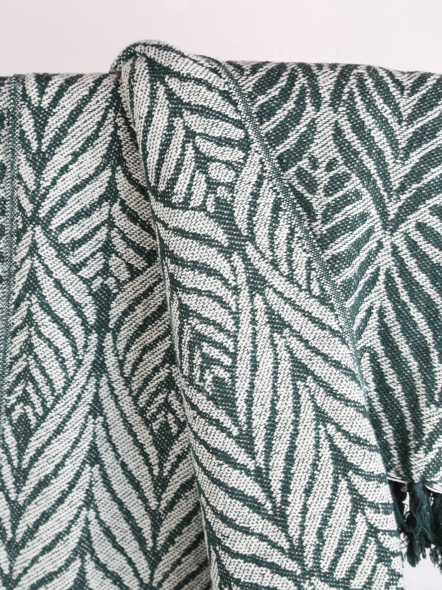 Ugento Throw - Green - Recycled Cotton