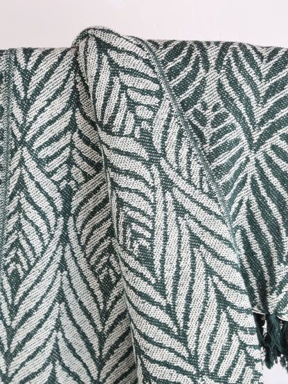 Ugento Throw - Green - Recycled Cotton