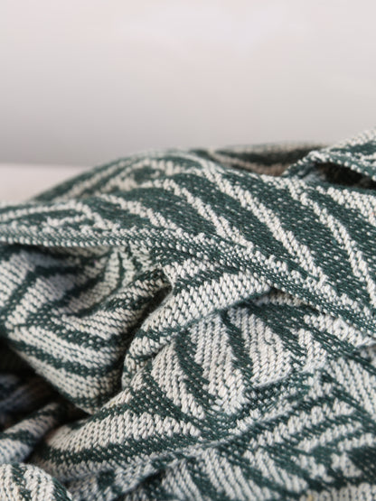 Ugento Throw - Green - Recycled Cotton