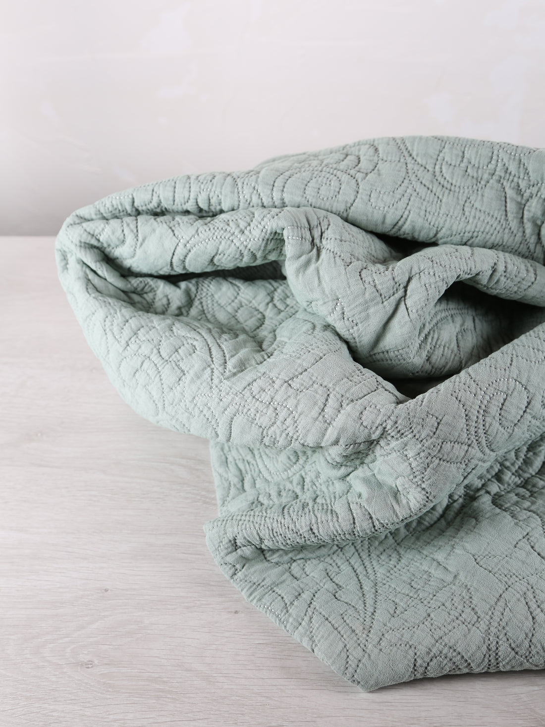 Isabelle Quilted Throw - Laurel