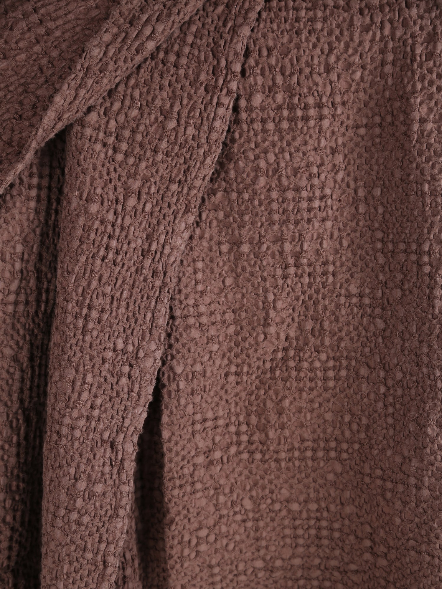 Stonewashed Cotton Tana Bedspread Throw - Cafe - 3 Sizes Available