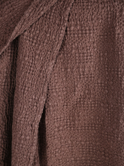 Stonewashed Cotton Tana Bedspread Throw - Cafe - 3 Sizes Available