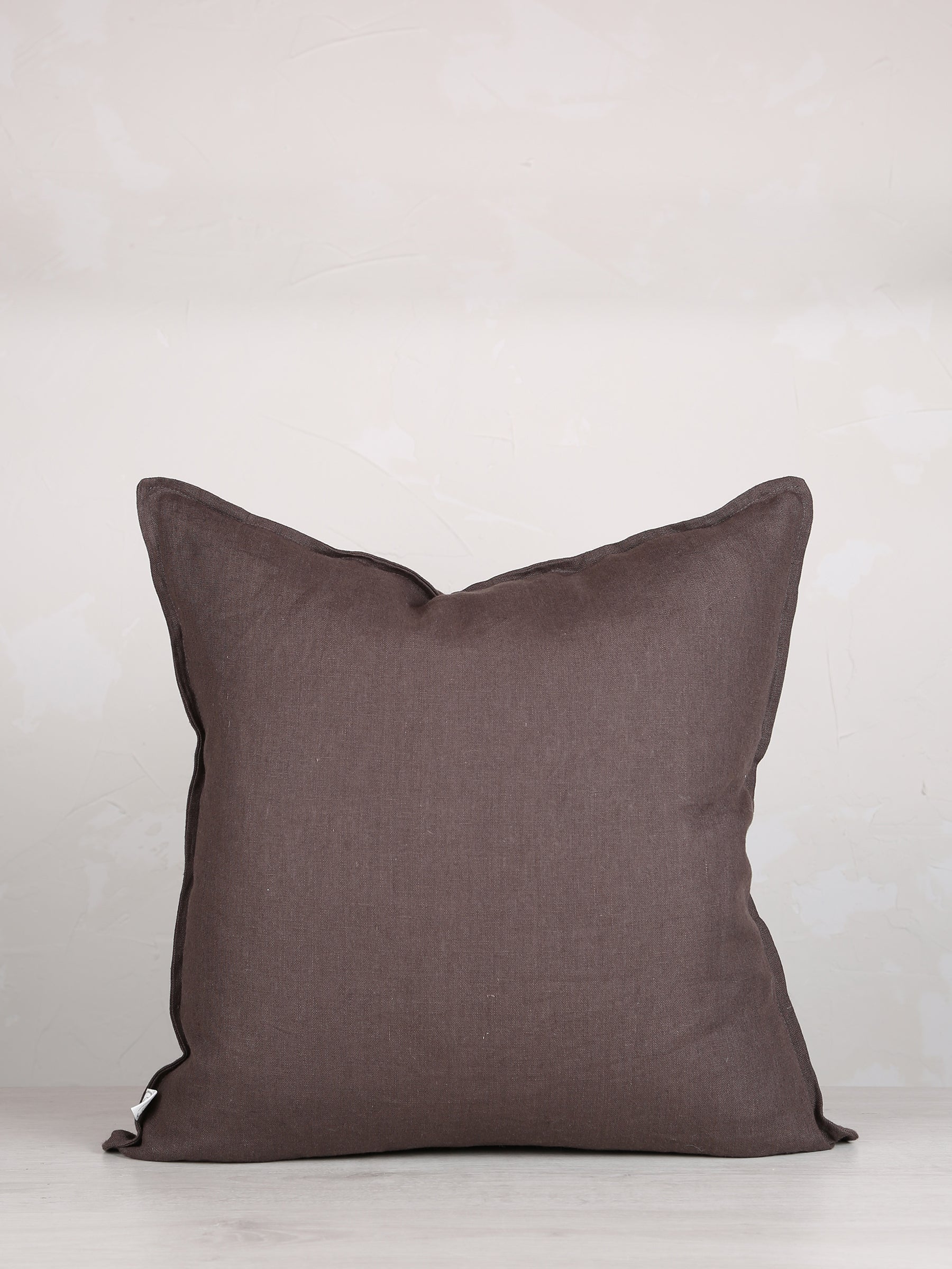 Efina Linen Cushion - Dark Brown - 2 Sizes Available