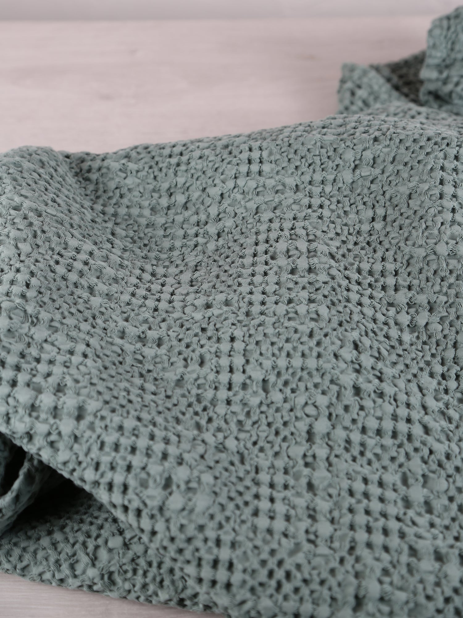 Stonewashed Cotton Tana Bedspread Throw - Vert - 3 Sizes Available