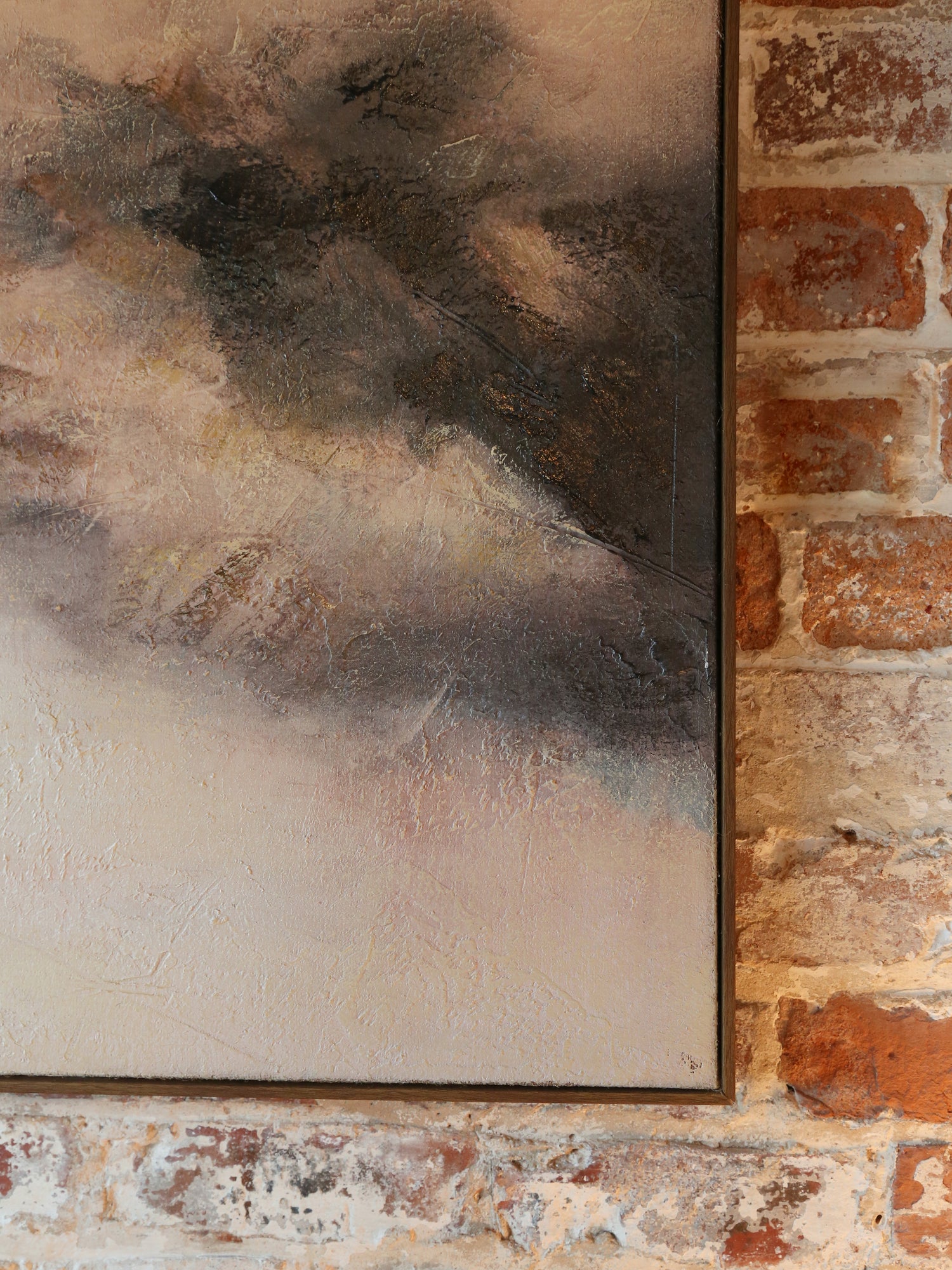 Hessiah Abstract Framed Canvas