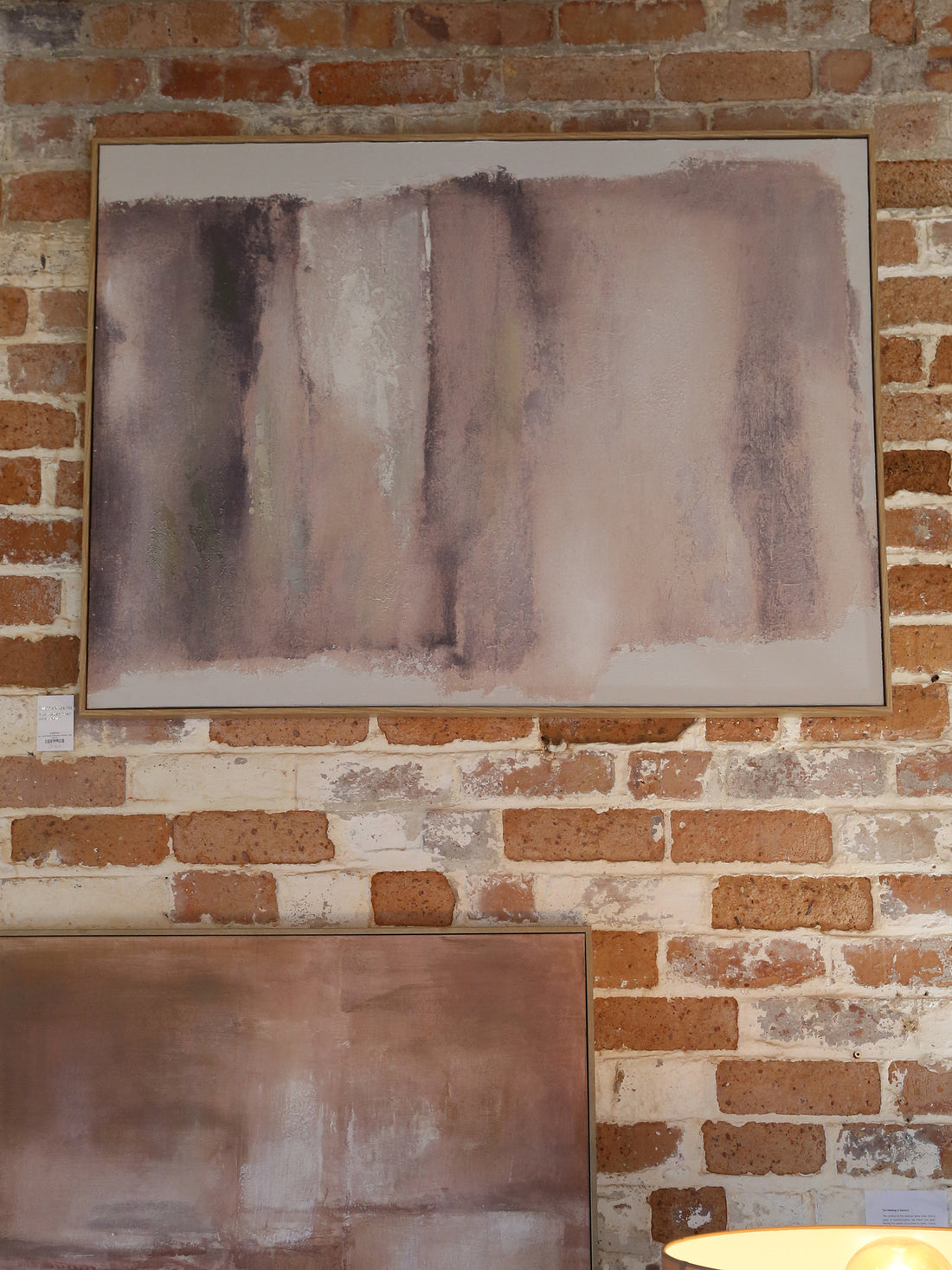 Elm - Hand Painted Abstract Artwork - Muted Shades