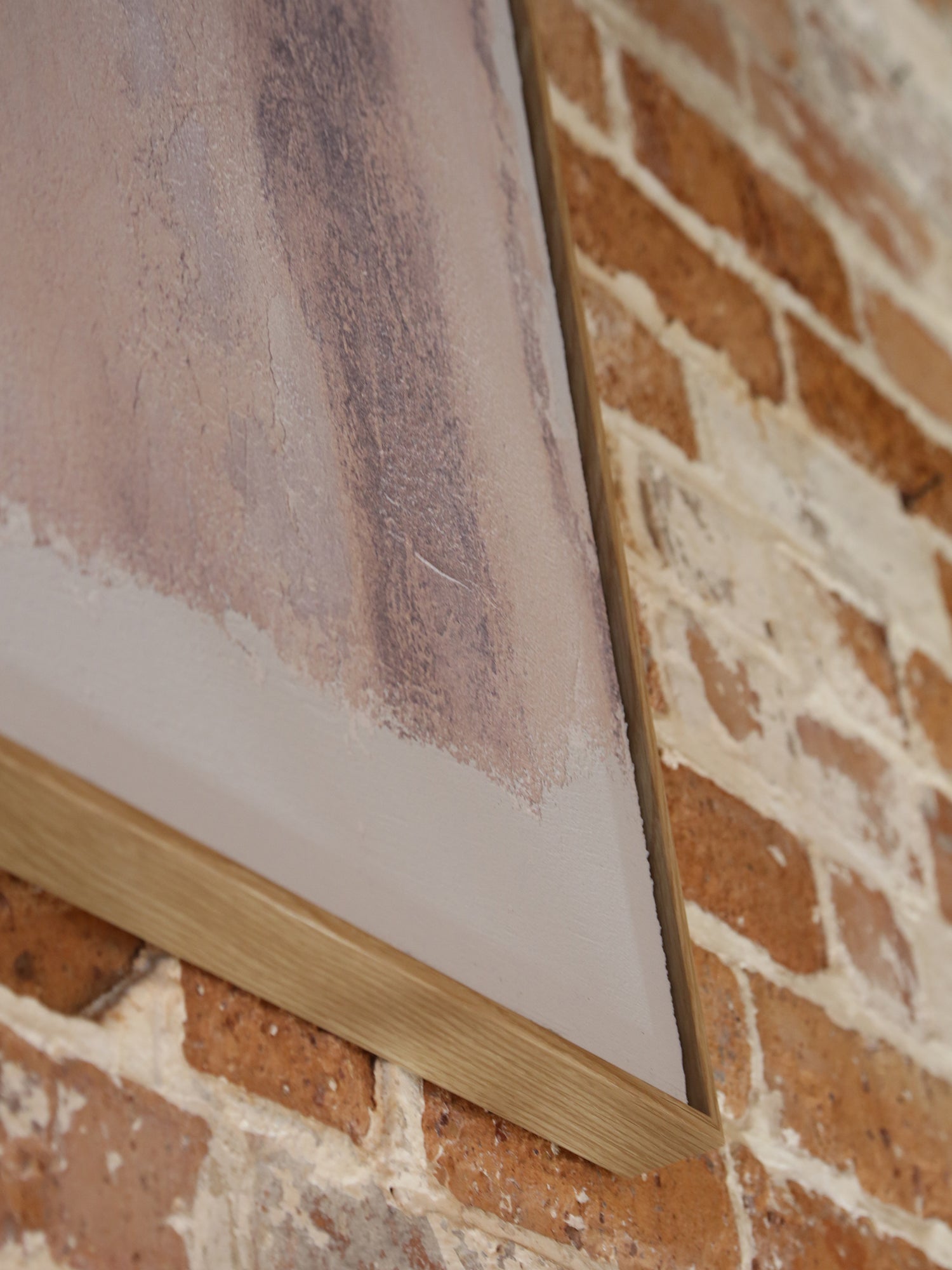 Elm - Hand Painted Abstract Artwork - Muted Shades
