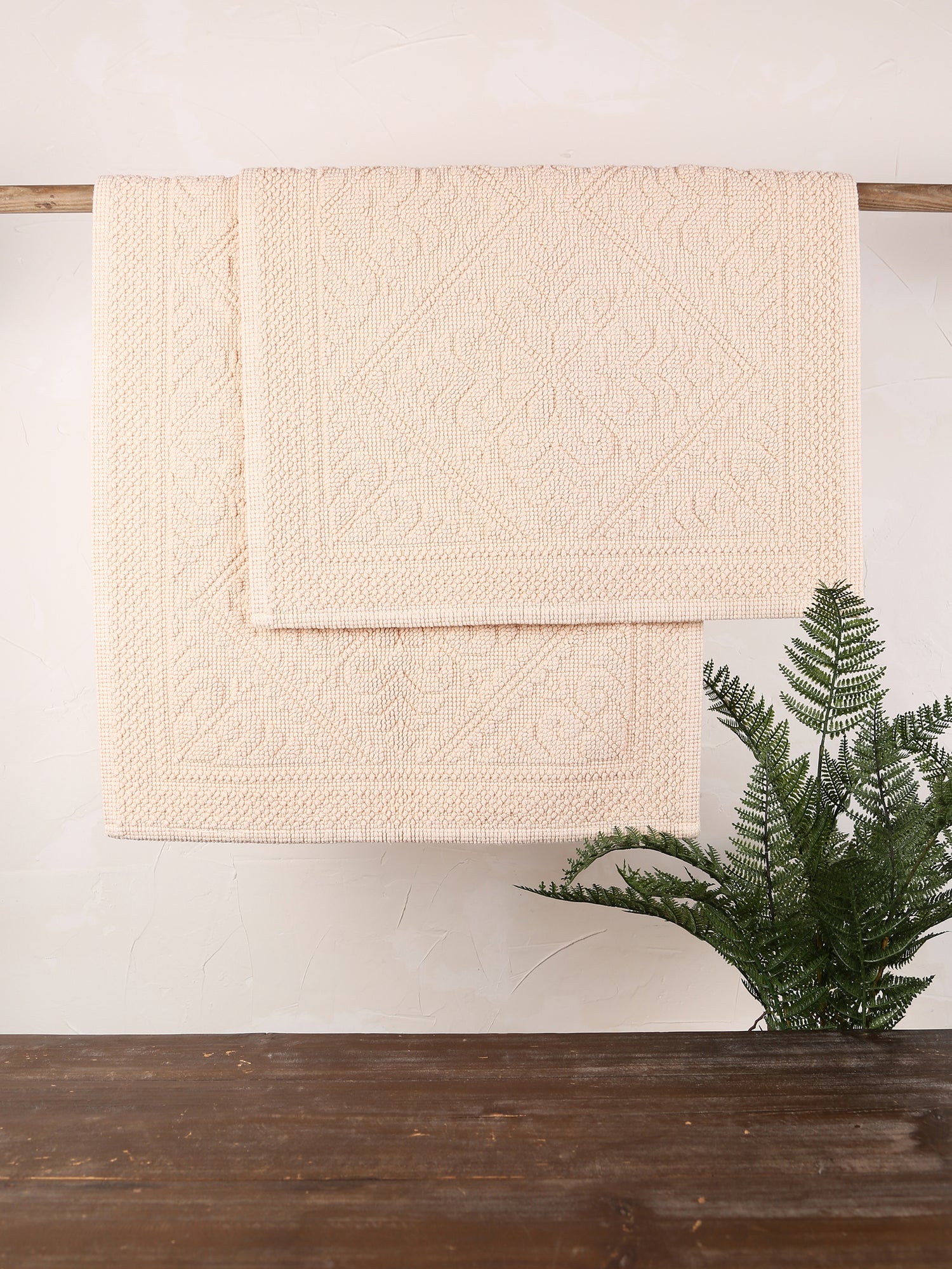 Enzo Bath Mat in Powder - 2 Sizes Available