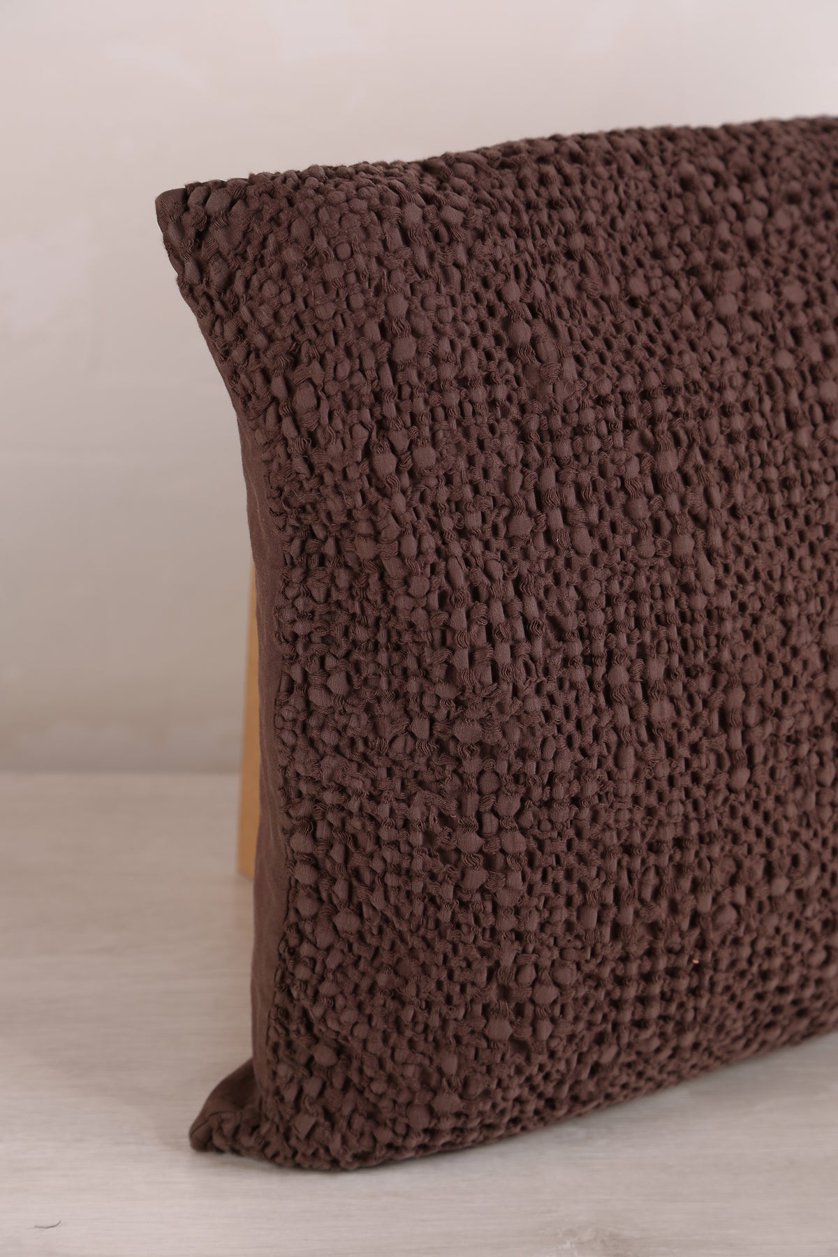 Tana Honeycomb Cushion - Café