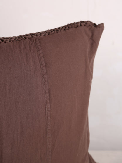 Tana Honeycomb Cushion - Café