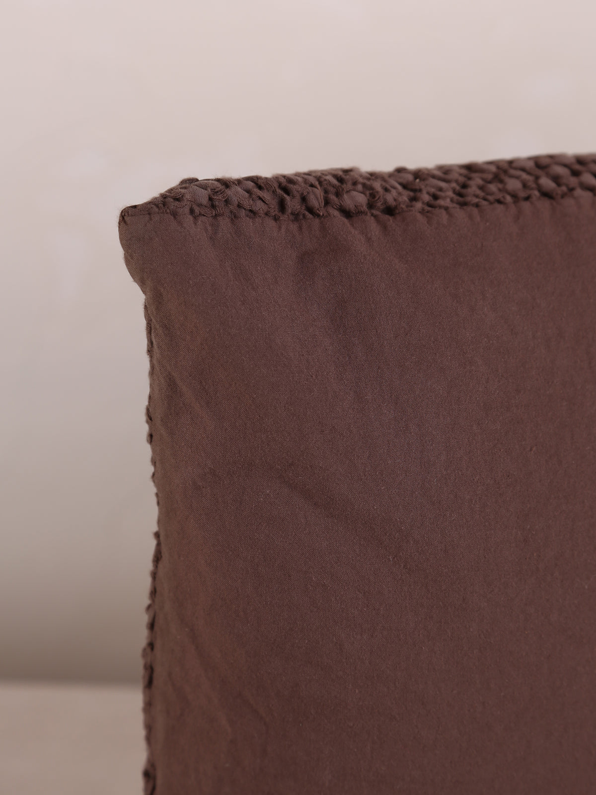 Tana Honeycomb Cushion - Café