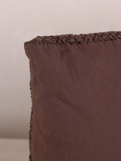 Tana Honeycomb Cushion - Café