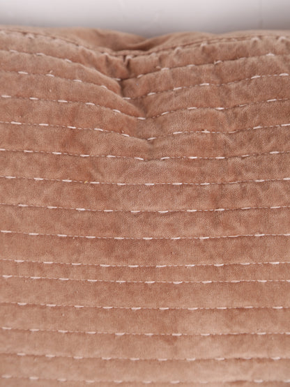 Quilted Velvet Cushion - Colour Options Available