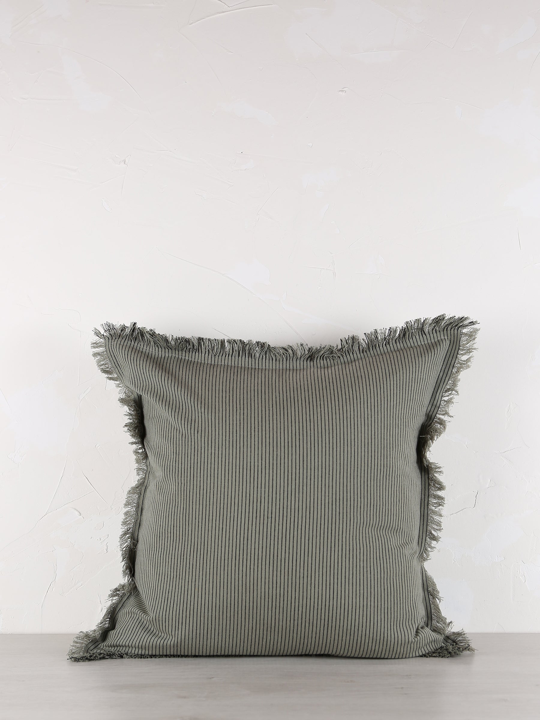 Laurel Striped Cushion - Colour Options Available - 50x50cm