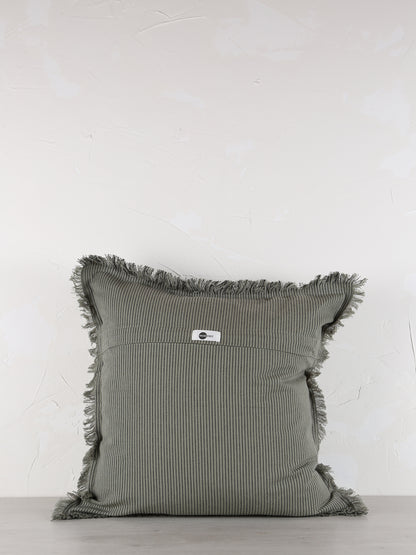 Laurel Striped Cushion - Colour Options Available - 50x50cm