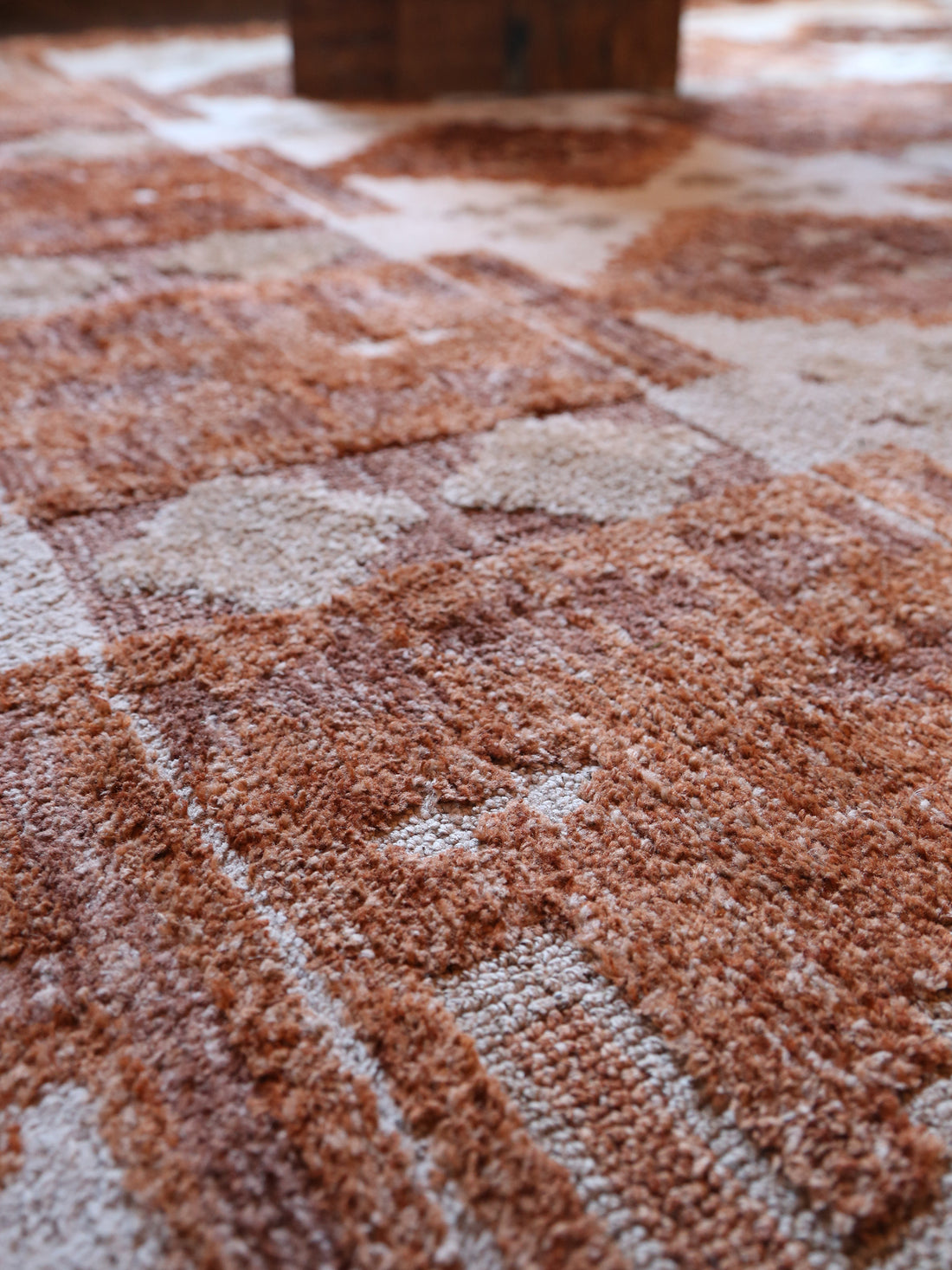 Maron Chalet Rug - 2 Sizes Available - Warm Ivory, Terracotta Brown
