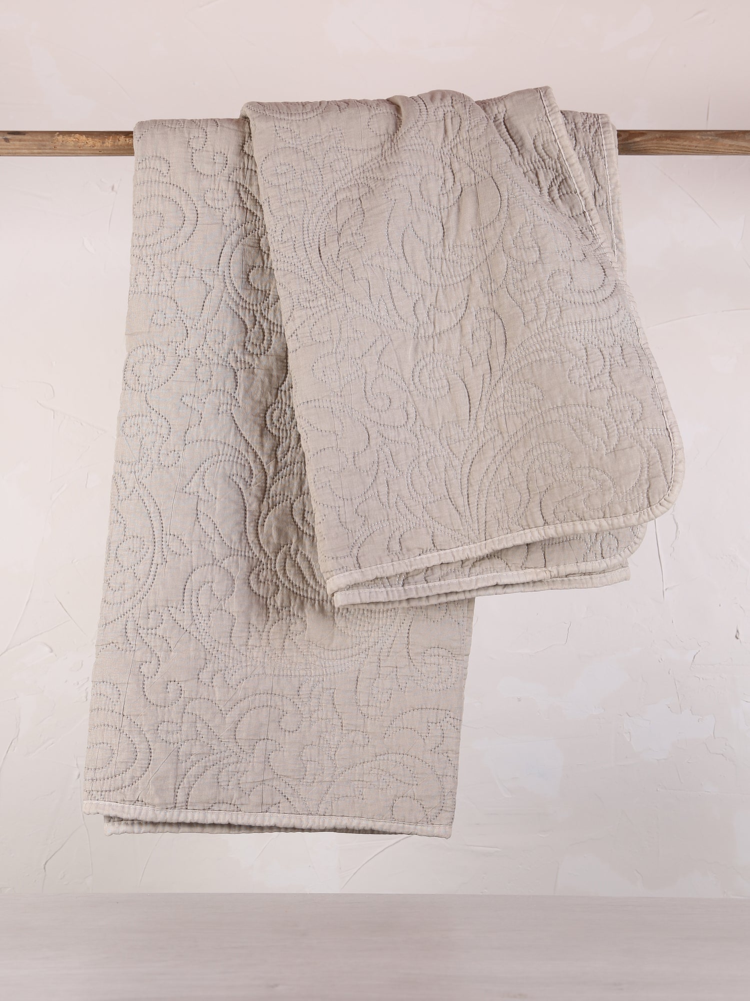 Isabelle Throw - Eucalyptus Grey