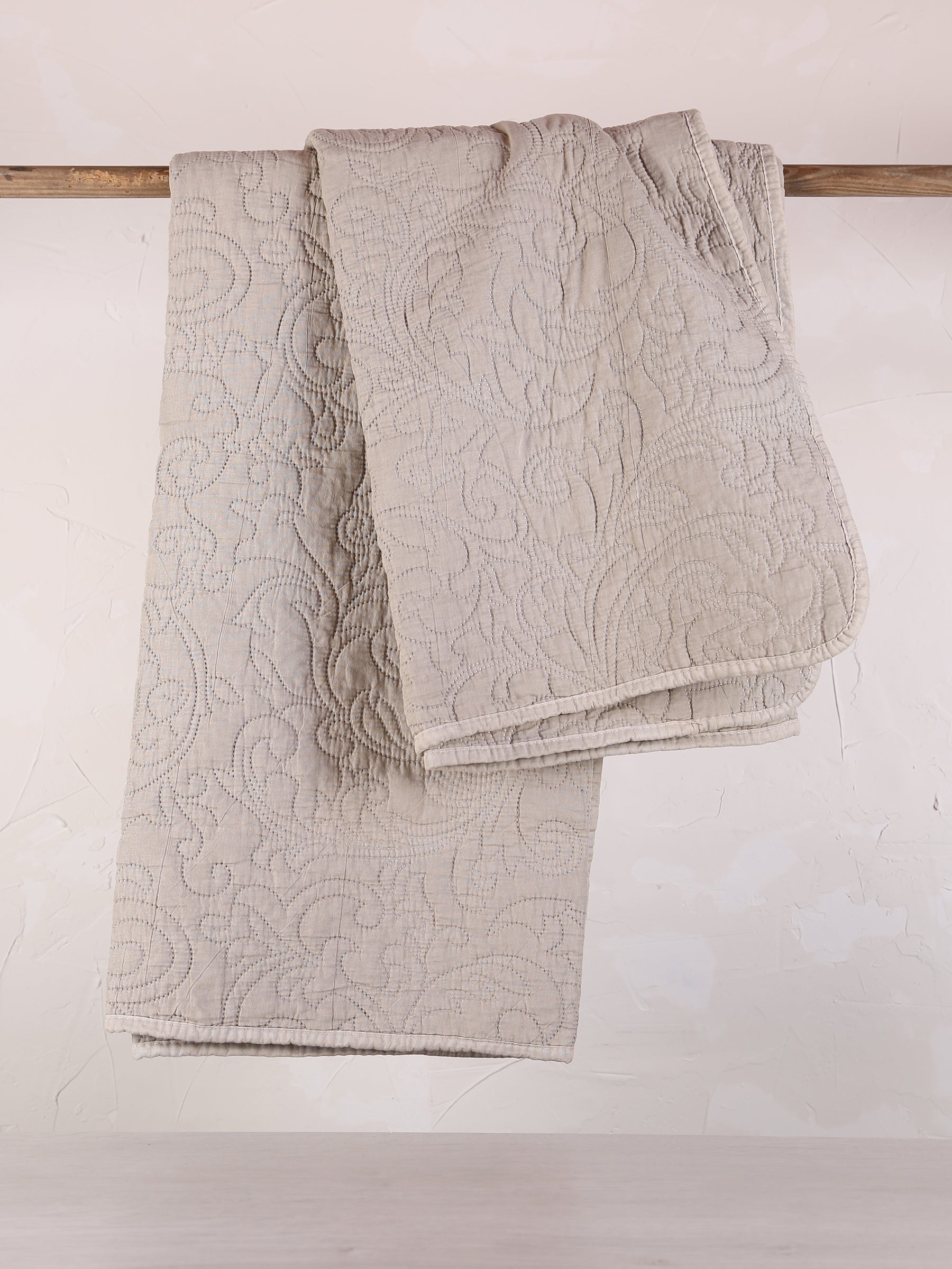 Isabelle Throw - Eucalyptus Grey
