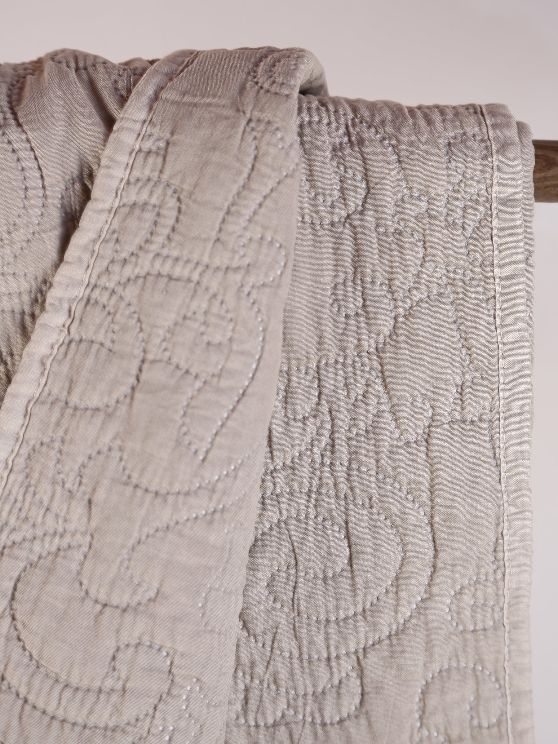 Isabelle Throw - Eucalyptus Grey
