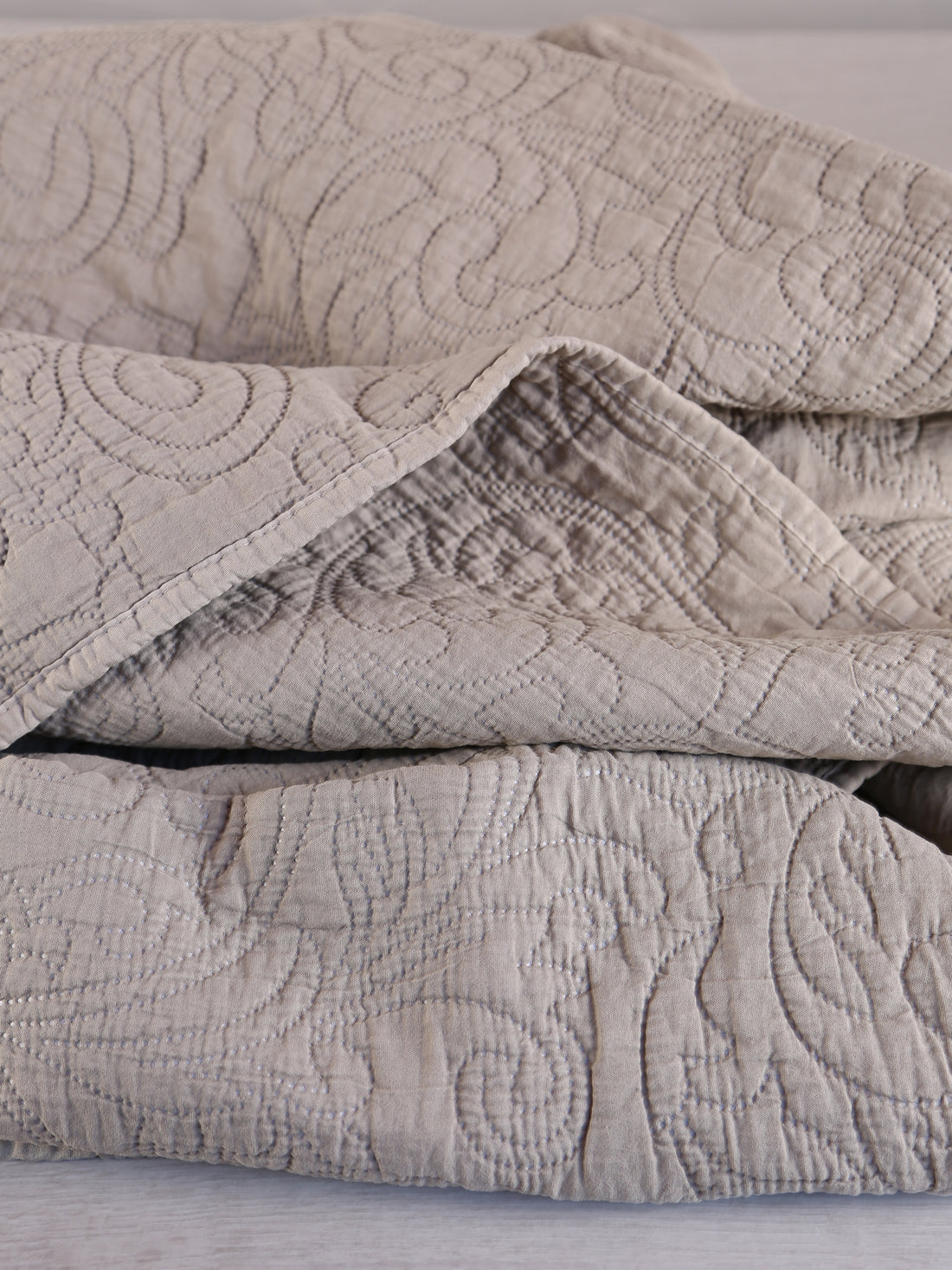 Isabelle Throw - Eucalyptus Grey