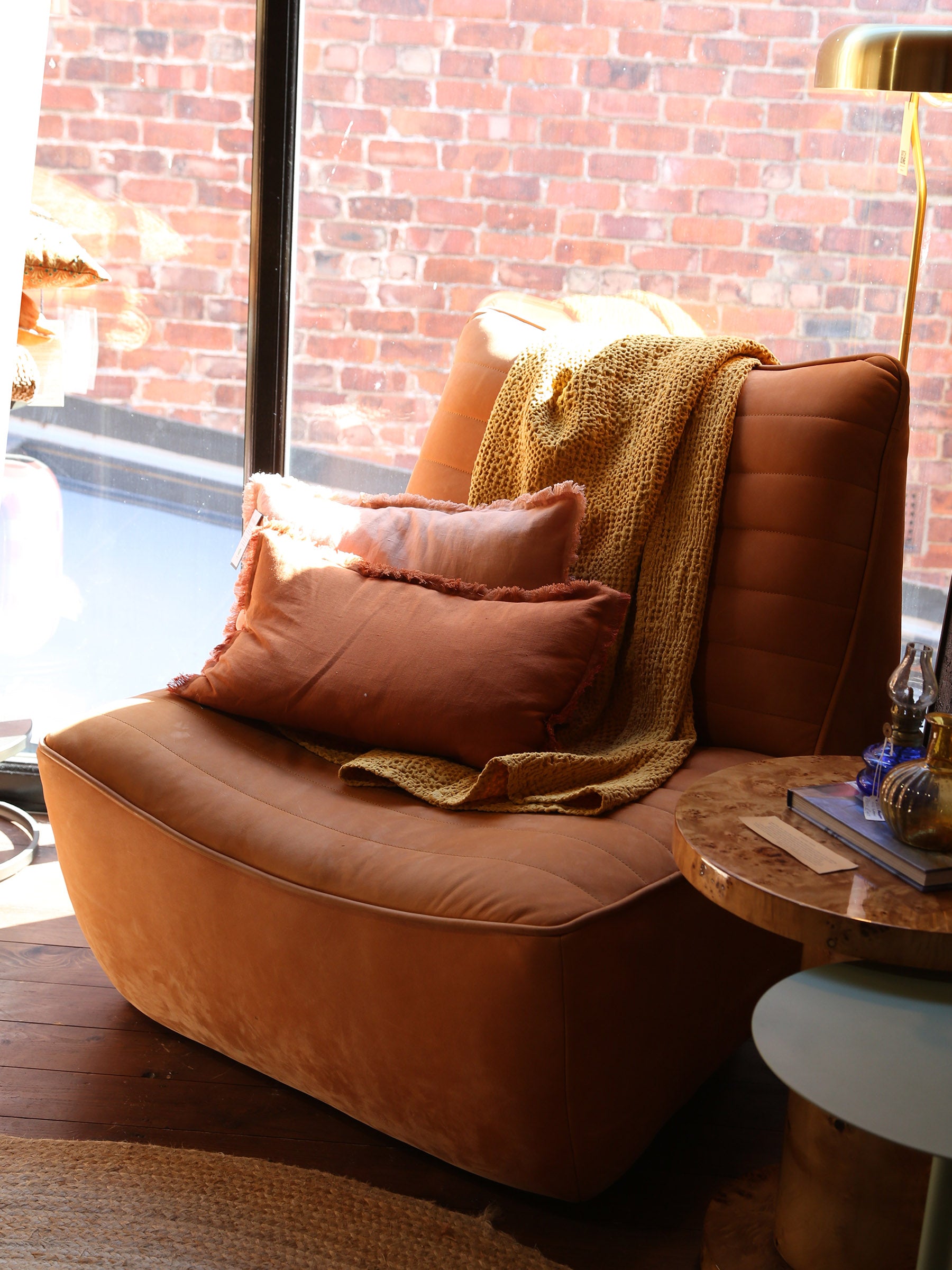 Lemanos Leather Swivel Chair
