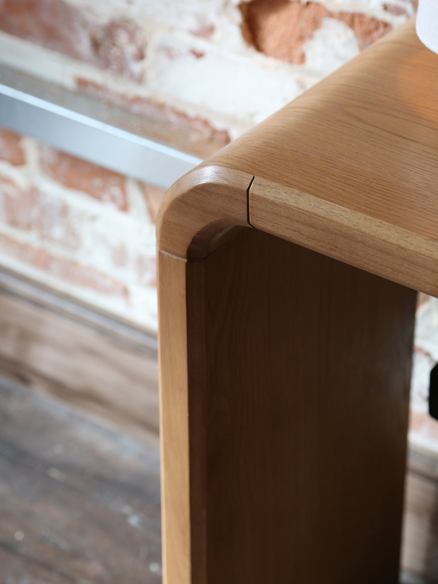 Brave Console Table - Solid Rubber Wood - Naturel