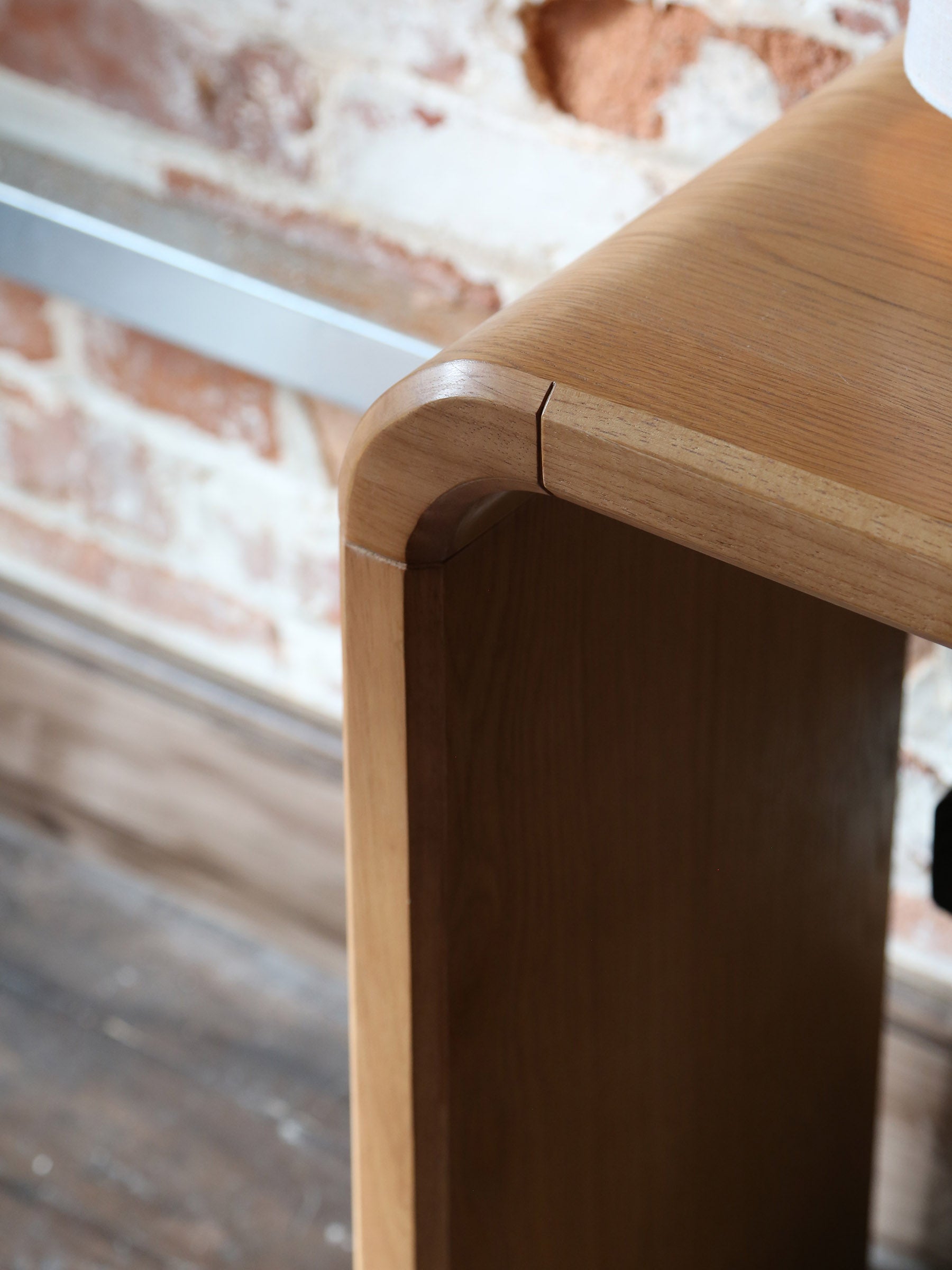 Brave Console Table - Solid Rubber Wood - Naturel