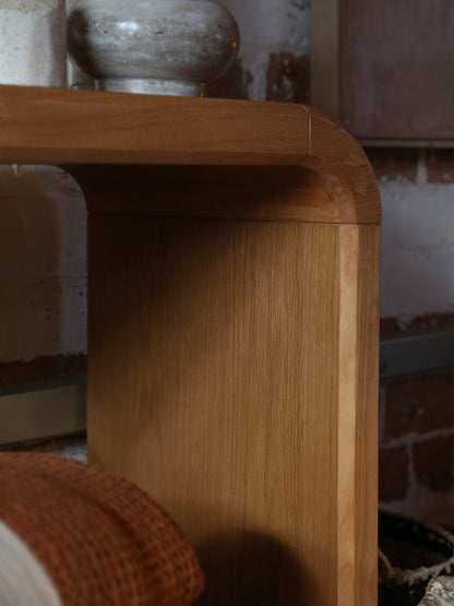 Brave Console Table - Solid Rubber Wood - Naturel