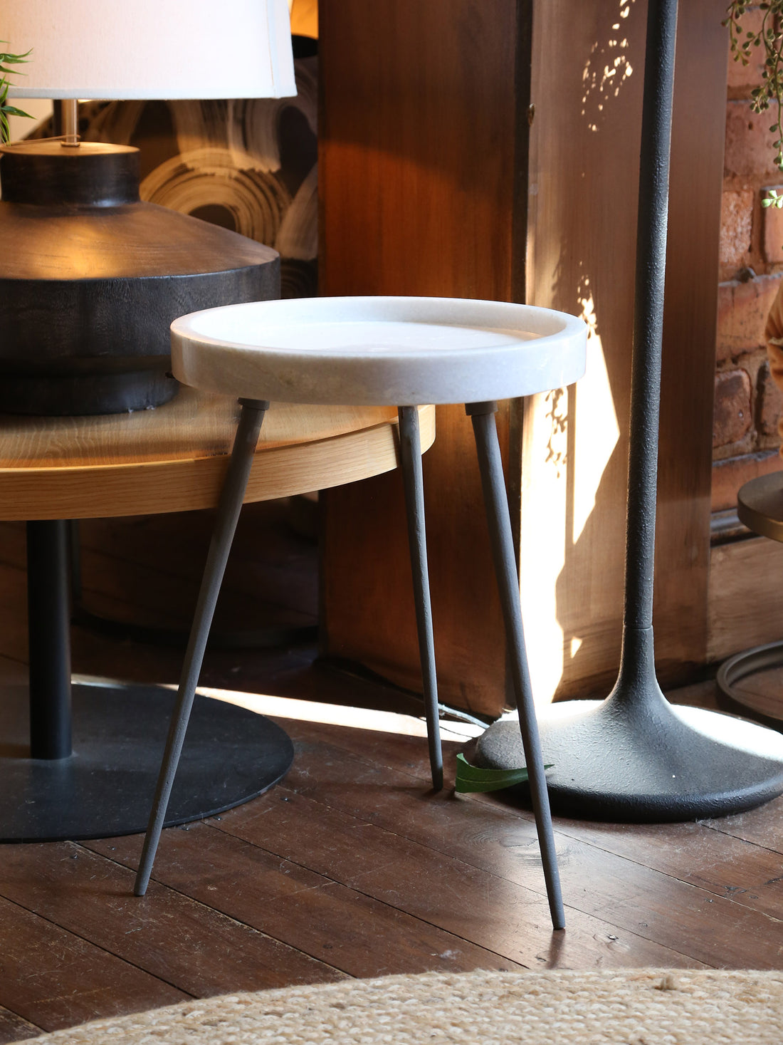 Esti Marble Side Table - 2 Colours Available