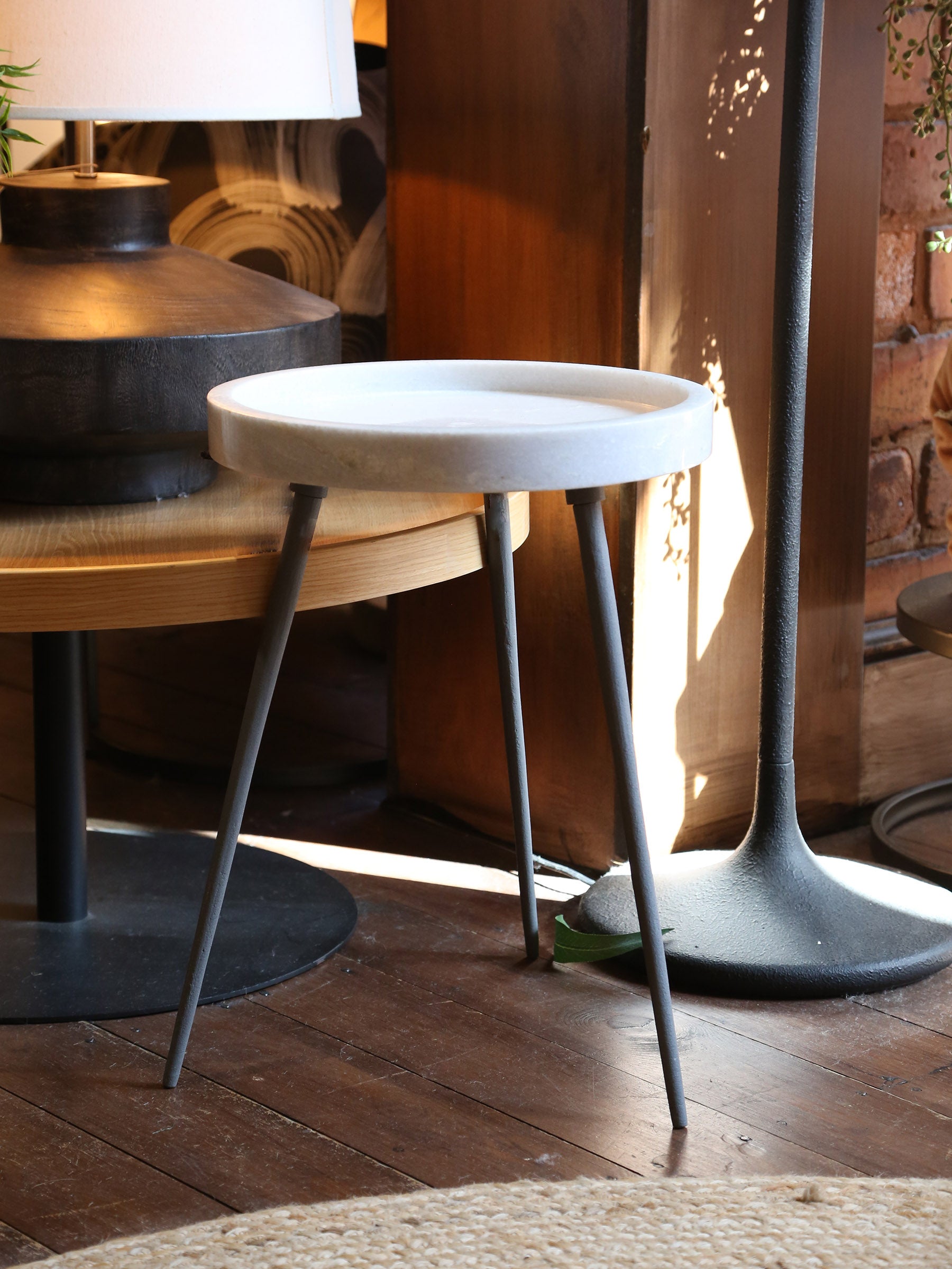 Esti Marble Side Table - 2 Colours Available