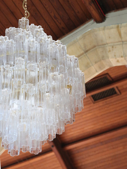 Nocturne Cascading Glass Chandelier