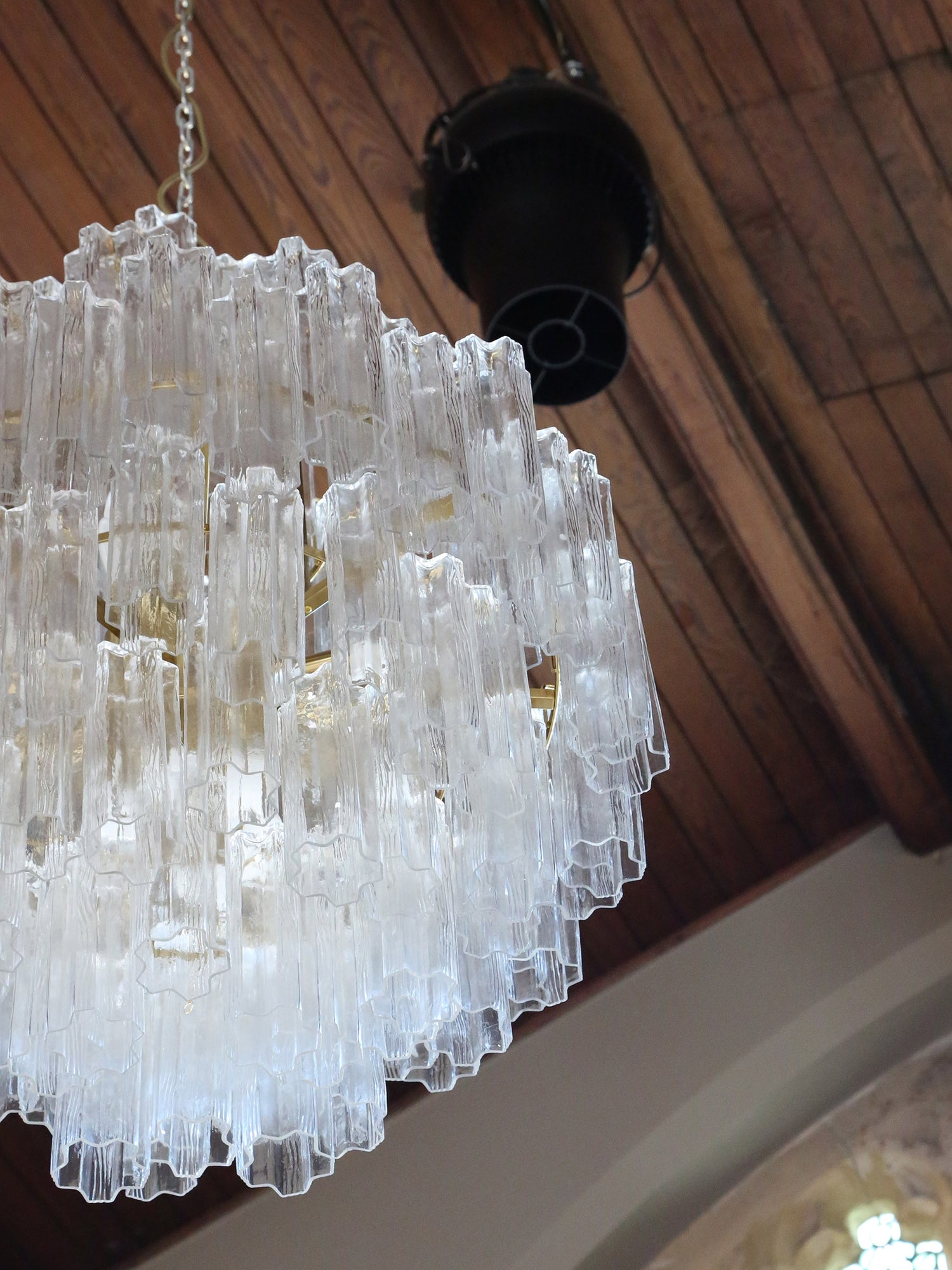 Nocturne Cascading Glass Chandelier