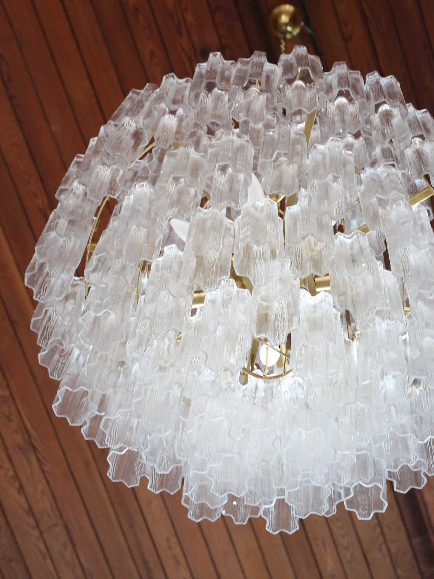 Nocturne Cascading Glass Chandelier
